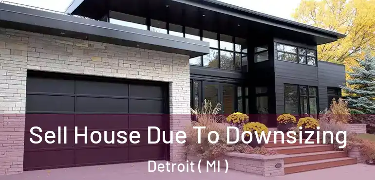 Sell House Due To Downsizing Detroit ( MI )